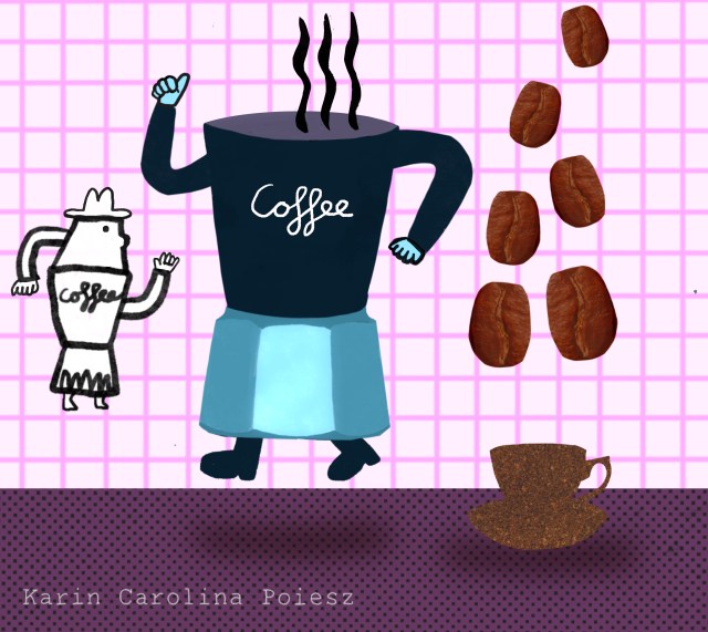 Coffee illustration by Karin Carolina Poiesz